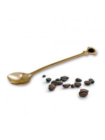 Ложка кофейная 18 см Золото