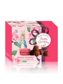 Французские трюфели Peter Rabbit с печеньем Macaron с малиной 100г